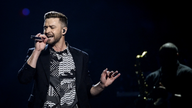Justin Timberlake lors d’un concert à Stockholm en 2016.