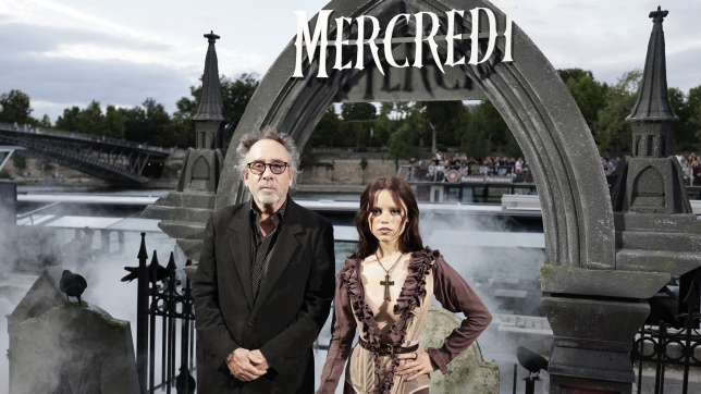 Tim Burton et Jenna Ortega