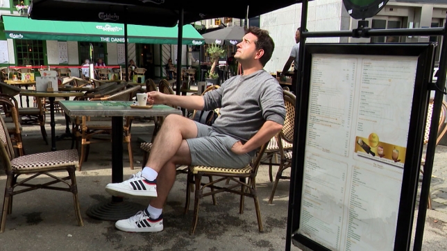 Terrasse au soleil à Liège