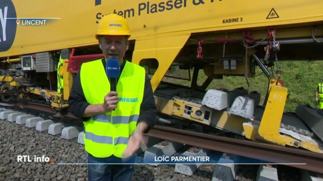 Un gros chantier est lancé sur le rail par Infrabel. Le gestionnaire du réseau ferroviaire renouvelle la ligne à grande vitesse entre Liège et Louvain.