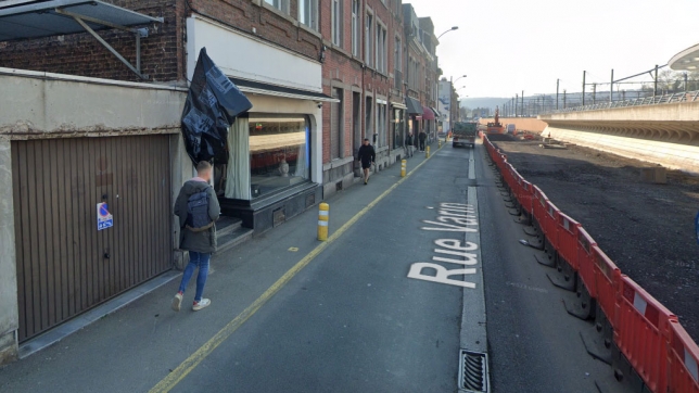 Les faits se sont produits rue Varin, derrière la gare des Guillemins