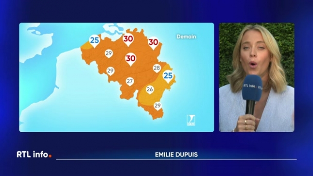 Emilie Dupuis nous parle en direct du temps des prochains jours.