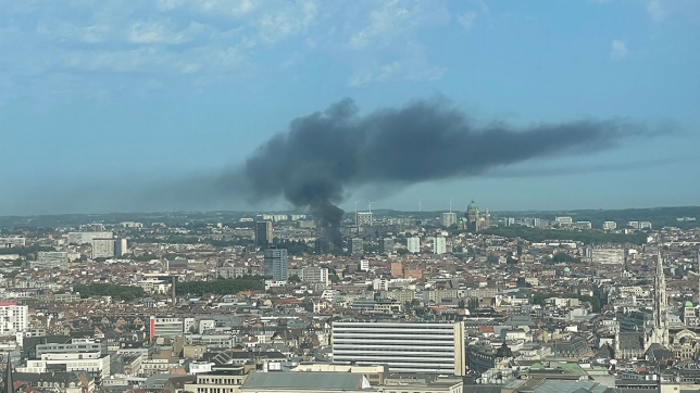 Incendie Koekelberg