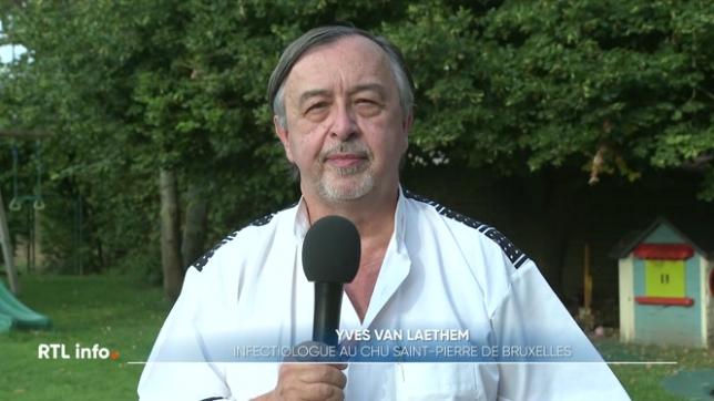 Yves Van Laethem, infectiologue, est l'invité du RTL Info 19h pour expliquer en quoi consiste la contamination et comment la soigner.