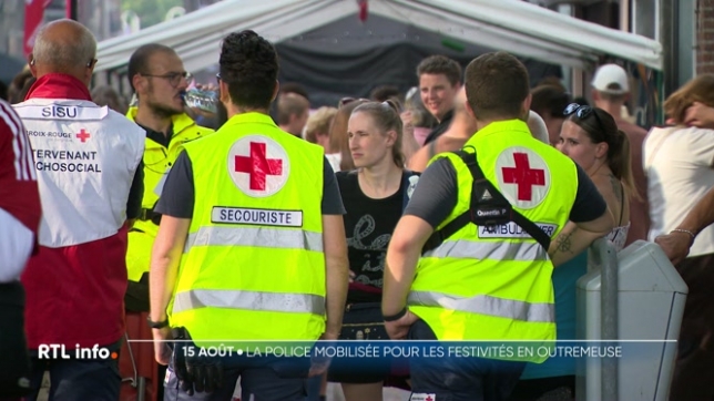 250.000 personnes étaient attendues ce vendredi en Outremeuse à l'occasion des festivités du 15 août. Une journée qui a mobilisé les services de secours et les policiers en nombre. Retour sur la journée aux côtés des agents avec Samuel Ledoux.