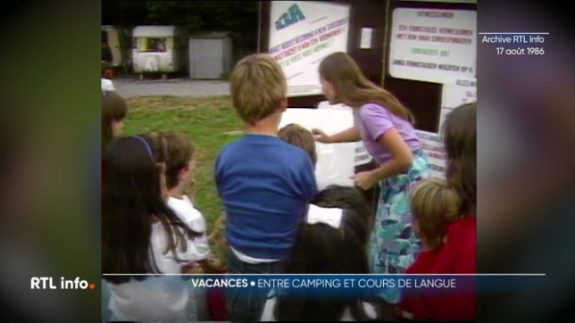 Installé dans le camping, le Centre d'apprentissage des langues permettait aux campeurs, enfant et adultes, de se familiariser avec une langue étrangère de manière ludique. Retour dans nos archives, nous étions le 17 août 1986 à Han-sur-Lesse.