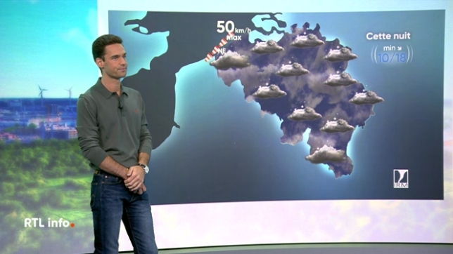 Les prévisions météo d'Amaury Detroz