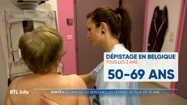 Des patientes qui croient, à tort, qu'elles ne sont pas concernées par le cancer du sein. En Belgique, chaque année plus de 11.500 nouveaux cas de cancer du sein sont détectés, près d'un tiers concernent des femmes de plus de 70 ans.