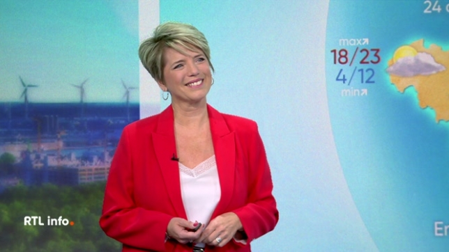 En plateau, Sabrina Jacobs donne ses prévisions pour les prochaines heures et les prochains jours.