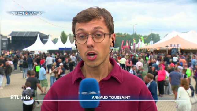 En direct de Rhisnes, Arnaud Toussaint présente l'affiche de ce dernier grand festival de l'été. Il y aura entre autres Helena, Zaho de Sagazan, Santa, Hoshi ou Kyo. Il donne quelques conseils pour accéder au site.