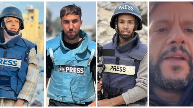 Les quatre journalistes décédées dans la frappe.