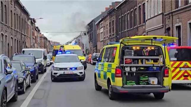 Un incendie a pris dans une habitation chaussée de Ransart à Gilly.