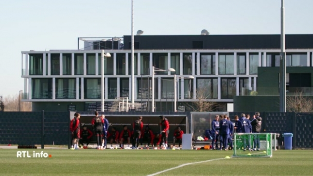 Les joueurs préparent leur match de jeudi prochain contre le Liechtenstein. Un match de qualification qui compte pour la Coupe du Monde 2026 qui se jouera aux États-Unis.