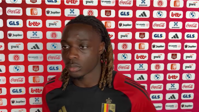 C'est obligatoire : avant les deux rencontres des Diables Rouges, Jérémy Doku fixe un objectif clair
