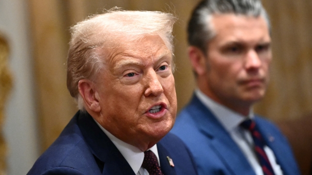 US President Donald Trump participates in a cabinet meeting in the Cabinet Room of the White House in Washington, DC, on August 26, 2025. Mandel NGAN / AFP