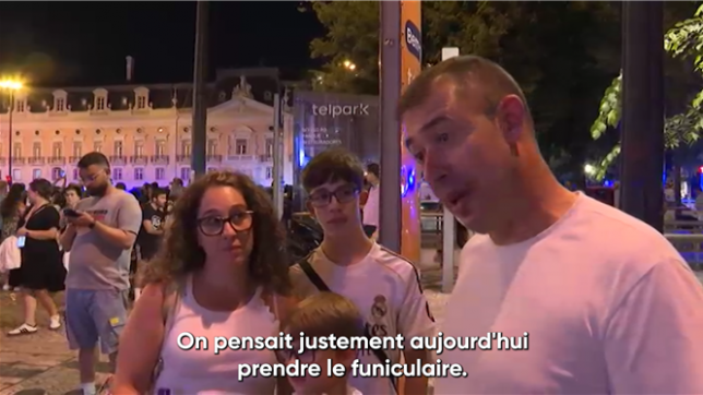 Antinio et sa famille devaient monter dans le funiculaire qui s'est écrasé. Ils ont renoncé à cause de la grande file d'attente.