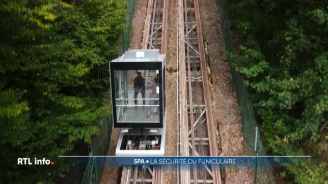 Il existe un seul funiculaire en Belgique, celui de Spa. Son mécanisme est étroitement contrôlé et surveillé; les accidents y sont très rares.