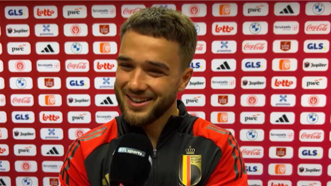 Nicolas Raskin fête son premier but avec les Diables Rouges : Devant la famille, les amis