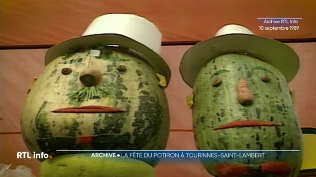 L’archive du jour nous transporte en 1989, lors du concours de la fête du potiron à Tourinnes-Saint-Lambert.