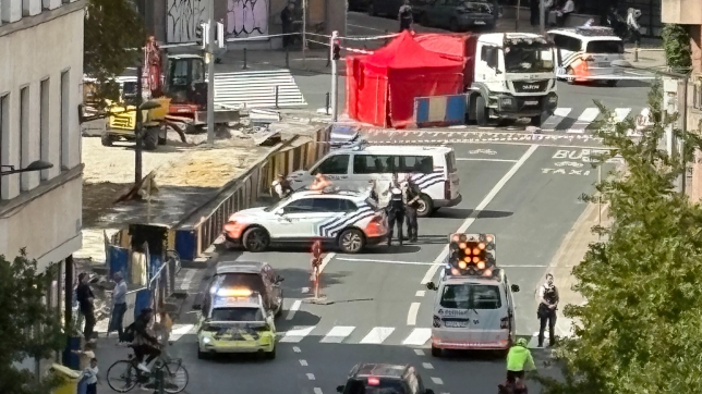 L’accident s’est produit au carrefour de la chaussée de Wavre et de la rue Gray, non loin de la place Jourdan.