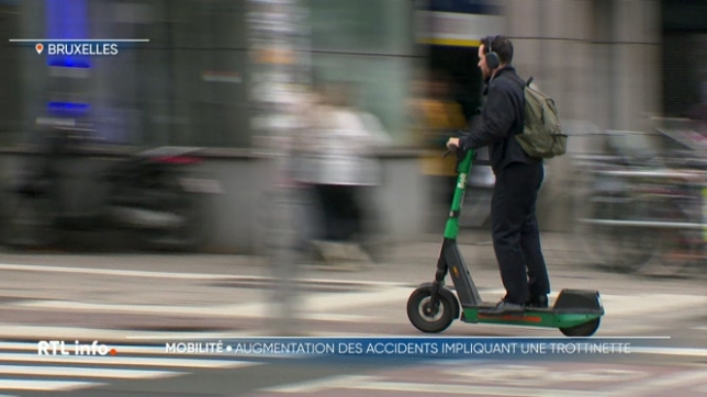 L'utilisation des 2 roues pour aller travailler est en hausse chez nous. Et les accidents liés à la mobilité douce également. Selon la fédération des assurances, 43% des accidents sur le chemin du travail impliquent un 2 roues. En grande majorité des trottinettes électriques.