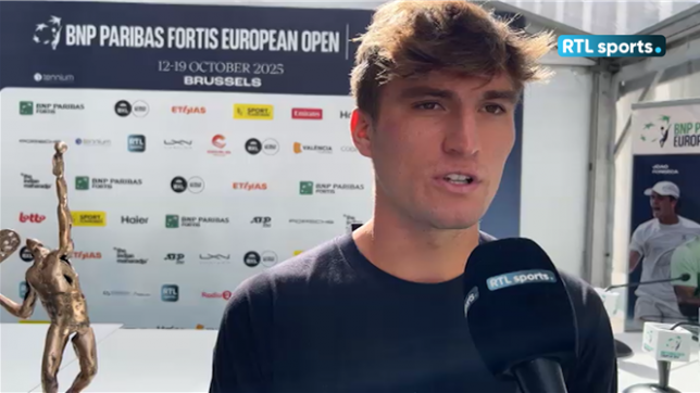 C'est top pour moi: Raphaël Collignon se lâche après ses exploits en Coupe Davis