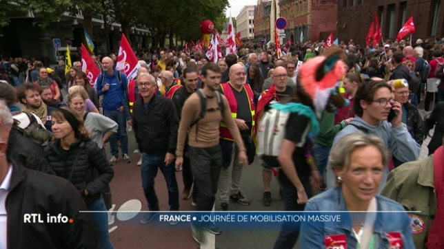 Écoles et transports perturbés, cortèges massifs attendus et projets d'actions coup de poing: la colère sociale souffle en France jeudi, pour la seconde fois en huit jours, pour tenter d'imposer d’autres choix budgétaires à un Premier ministre sur une corde raide.