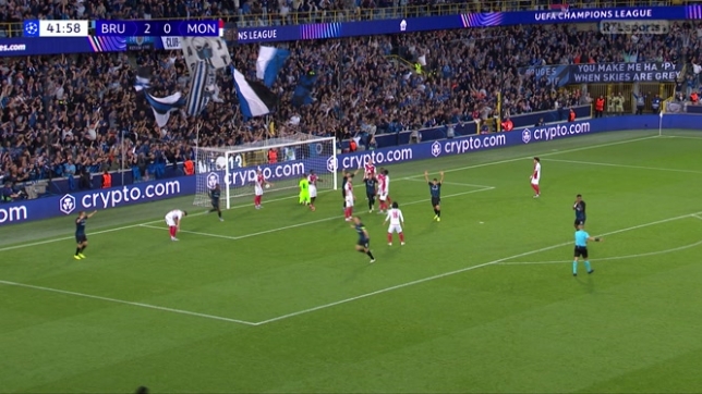 Ligue des Champions: le but exceptionnel de Vanaken contre Monaco (3-0).