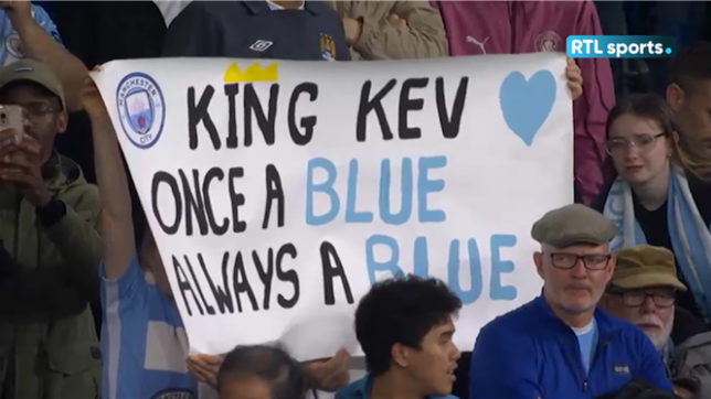 Ligue des Champions: l'énorme hommage rendu à Kevin De Bruyne à Manchester City