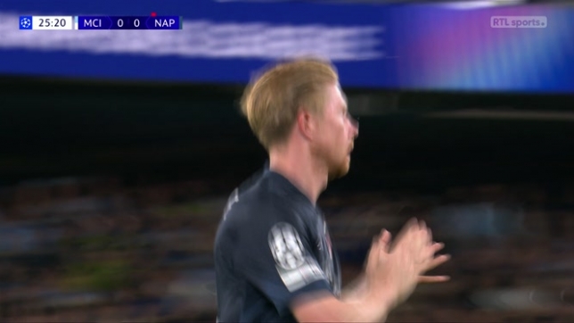 Ligue des Champions: Kevin De Bruyne sort après 25 minutes contre Manchester City