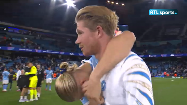 Ligue des Champions: Kevin De Bruyne salue les fans de City après le Man City-Naples (2-0)