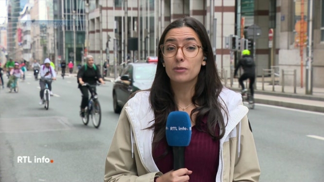 Marwa Sebbahi nous retrouve en direct de Bruxelles, où une ambiance particulière règne durant cette journée sans voiture.
