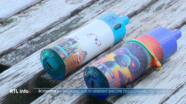 Plus de 4 magasins sur 10 vendent encore des cigarettes électroniques jetables, malgré l'interdiction entrée en vigueur le 1er janvier 2025. Pour les boutiques en ligne, le pourcentage atteint les 85% selon Het Laatste Nieuws. Les infractions concernent les magasins physiques et la vente en ligne.