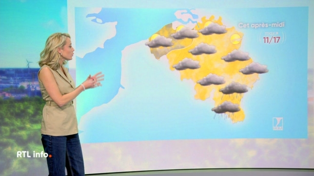 En plateau, Emilie Dupuis donne ses prévisions météo pour les prochaines heures et les prochains jours.