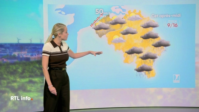 En plateau, Emilie Dupuis donne ses prévisions météo pour les prochaines heures et les prochains jours.