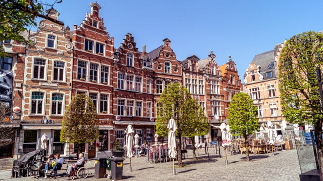 Le centre-ville de Louvain