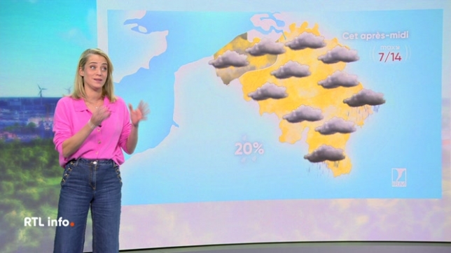 En plateau, Emilie Dupuis donne ses prévisions météo pour les prochaines heures et les prochains jours.