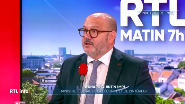 Bernard Quintin, ministre de l'Intérieur, a confirmé sur bel RTL sa volonté de déployer des militaires aux côtés de la police pour lutter contre le trafic de drogue.