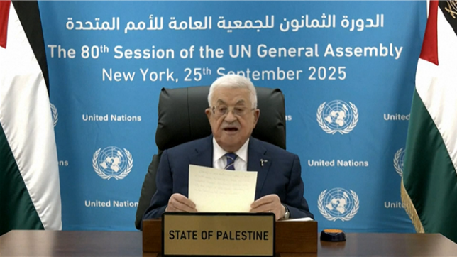 Le président de l'Autorité palestinienne Mahmoud Abbas déclare devant l'ONU que les attaques du 7-Octobre ne représentent pas le peuple palestinien, déniant au Hamas tout rôle dans la future gouvernance palestinienne.