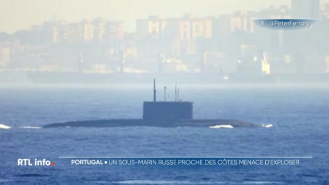 Un sous-marin russe est en perdition depuis plusieurs jours au large du Portugal, suite à une fuite de carburant, ce qui fait craindre aussi l'explosion du bâtiment. Une cinquantaine de marins se trouvent à bord.
