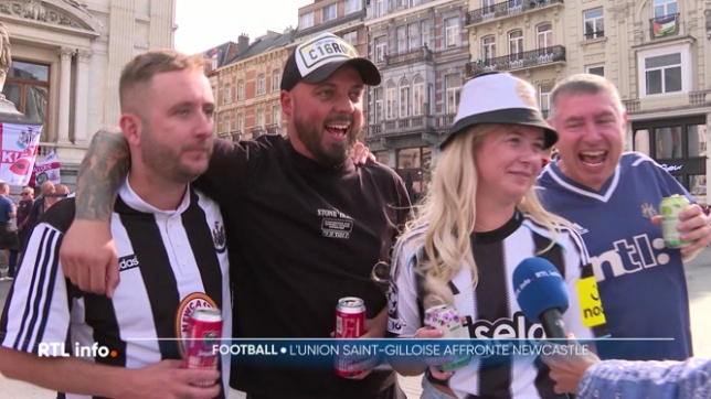 Environ 1 300 supporters anglais sont attendus à Anderlecht pour assister à la rencontre entre l'Union Saint-Gilloise et Newcastle. Le match n'est pas jugé à risque, mais le club anglais a tout de même appelé ses fans à la prudence. Une attitude jugée excessive par le bourgmestre de la commune.