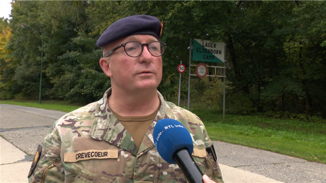 Des drones ont survolé le camp militaire d'Elsenborn.