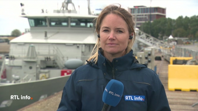 Charlotte Simonart fait le point sur les actions menées par la Défense pour protéger plusieurs infrastructures jugées critiques, telles que les parcs éoliens, les câbles de données et les ports.