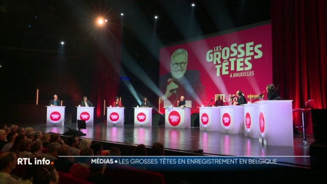 Les Grosses Têtes de Laurent Ruquier ont enregistré hier soir une émission spéciale 100 % belge au Cirque Royal de Bruxelles, devant 1 800 spectateurs. Entièrement noir-jaune-rouge, avec des sociétaires belges, elle sera diffusée aujourd