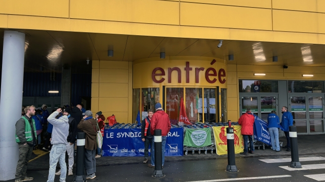 À Hognoul (Province de Liège), des actions avaient perturbé l’accès au magasin le mardi 7 octobre.
