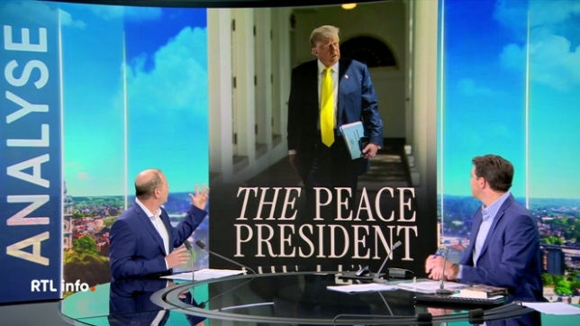 Invité du RTLinfo 13h., Sébastien Rosenfeld analyse l'accord de cessez-le-feu qui est intervenu cette nuit entre Israël et le Hamas, le rôle du président américain Donald Trump et la possibilité que ce dernier obtienne le Prix Nobel de la Paix.