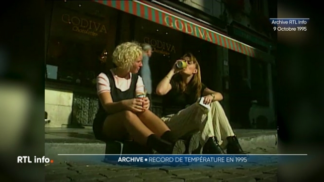 L'archive du jour nous ramène en 1995 où le 09/10, notre pays connaissait des températures exceptionnelles pour la saison. Plus de 25°C étaient enregistrés ! Un retour en arrière qui nous permet aussi de redécouvrir le look des lunettes de soleil d'il y a 30 ans.