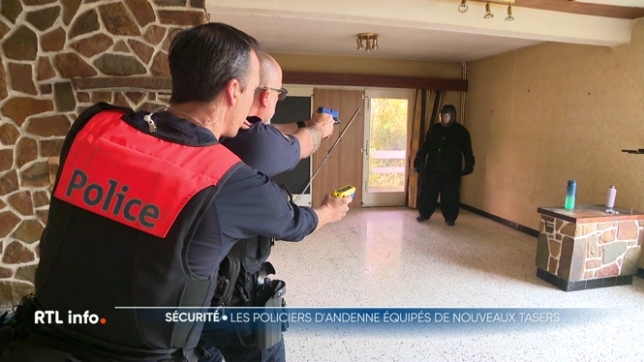 La police locale d'Andenne vient d'acquérir des tasers, ces pistolets à impulsion électrique qui permettent d'intercepter plusieurs suspects à la fois. D'autres zones de police pourraient aussi s'en équiper.