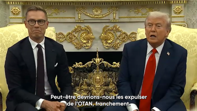 Le président américain Donald Trump a déclaré jeudi que l'Espagne mériterait d'être expulsée de l'Otan pour ses dépenses militaires jugées insuffisantes.