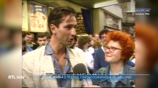 L'archive du jour nous ramène en 1986.Josiane Balasko et Thierry Lhermitte étaient à l'affiche du festival de cinéma à Namur.